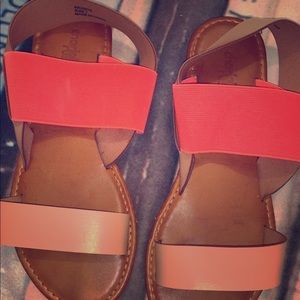 Charlotte Russe Strappy Leather Sandals